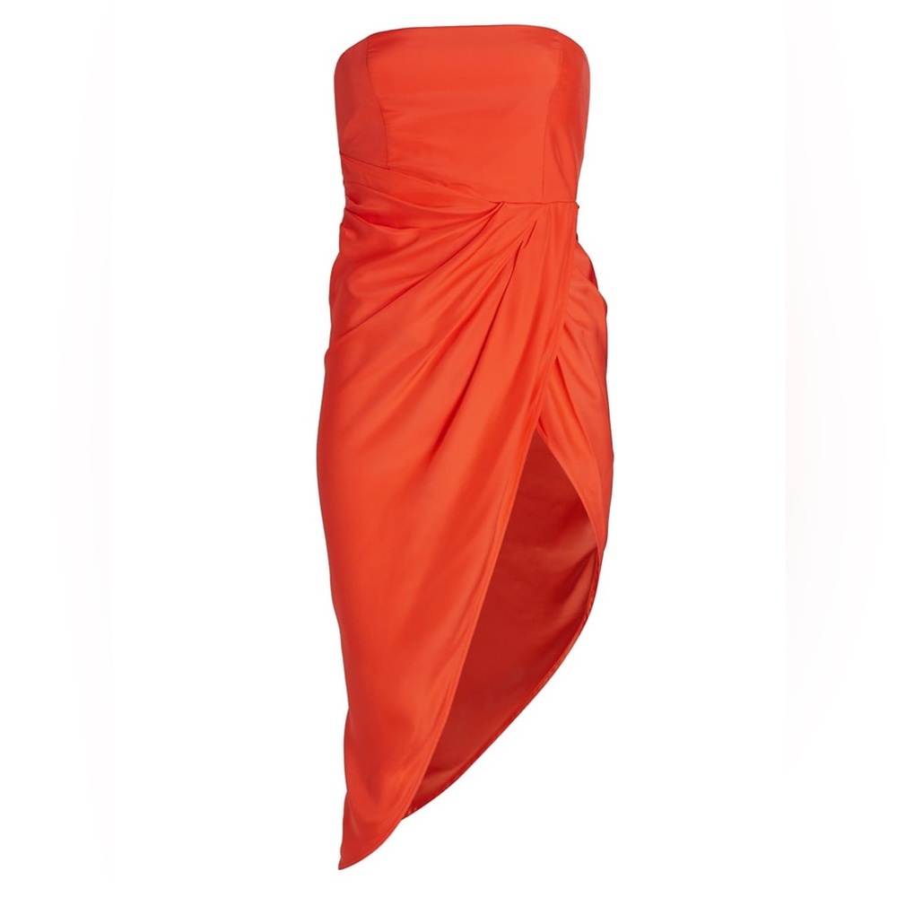 Gauge81
Lica Strapless Draped Asymmetric Dress - Picture 6 of 11